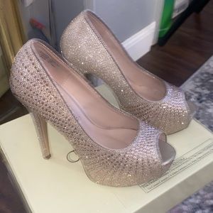 Cathy Jean heels sparkly size 7 1/2
